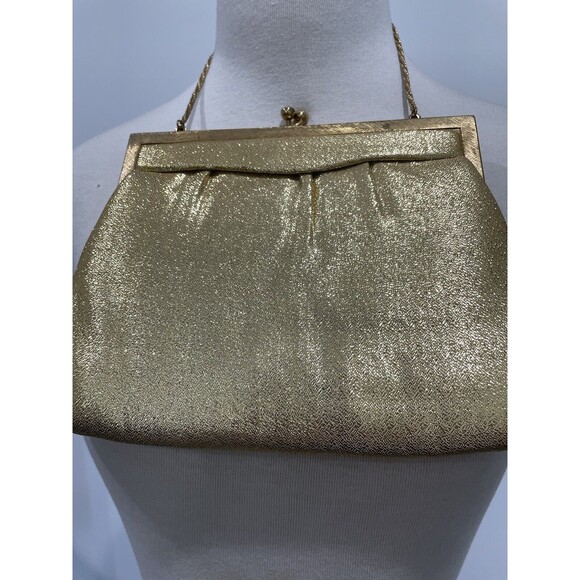 Vtg Best & Co 5th Ave New York‎ Gold Purse Clutch Satchel Clasp - Picture 2 of 7